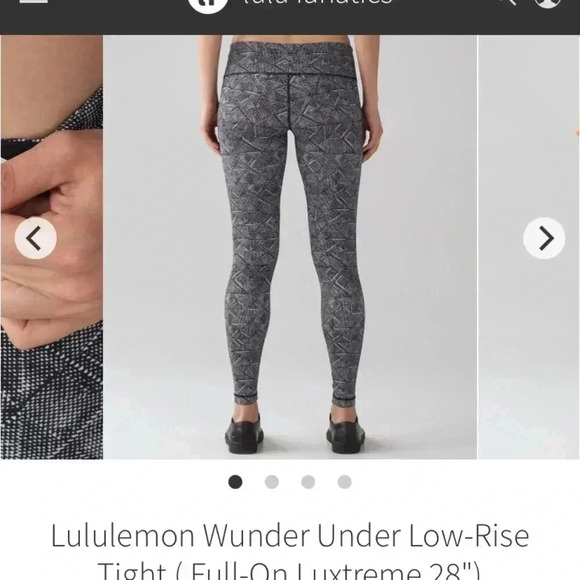 Lululemon Wunder Under Low-Rise Tight ( Full-On - Picture 3 of 11